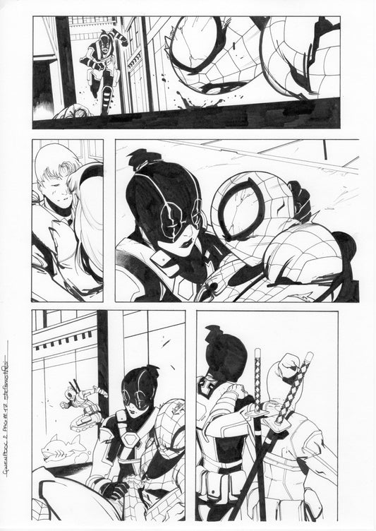 GWENPOOL #2  PAGE 17  ORIGINAL PAGE BY STEFANO NESI