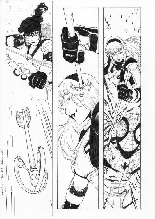 GWENPOOL #2  PAGE 6  ORIGINAL PAGE BY STEFANO NESI
