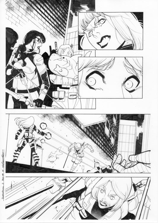 GWENPOOL #2  PAGE 7  ORIGINAL PAGE BY STEFANO NESI