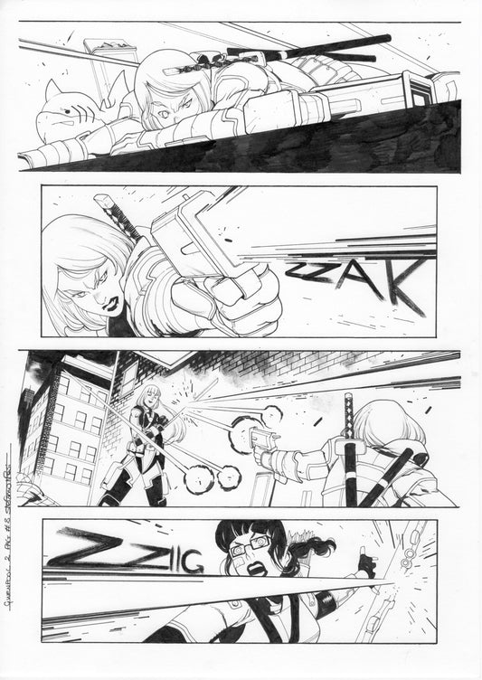 GWENPOOL #2  PAGE 8  ORIGINAL PAGE BY STEFANO NESI