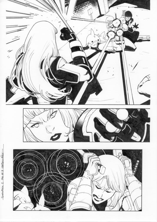 GWENPOOL #2  PAGE 9  ORIGINAL PAGE BY STEFANO NESI