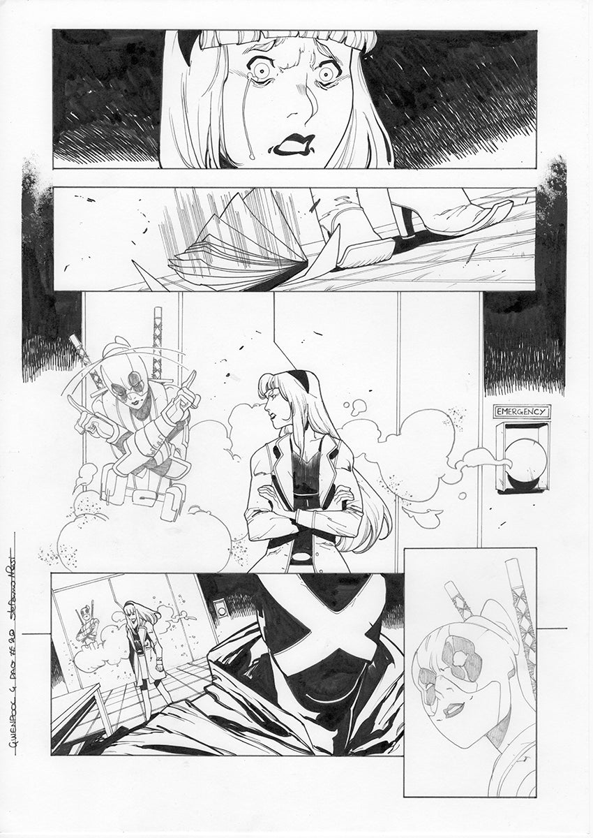 GWENPOOL #4  PAGE 20  ORIGINAL PAGE BY STEFANO NESI
