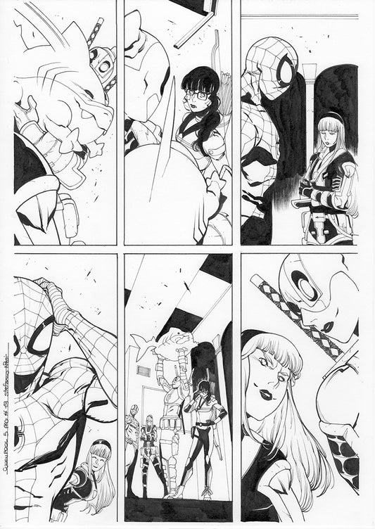 GWENPOOL #5  PAGE 19  ORIGINAL PAGE BY STEFANO NESI
