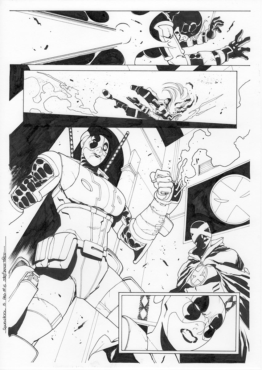 GWENPOOL #5  PAGE 6  ORIGINAL PAGE BY STEFANO NESI