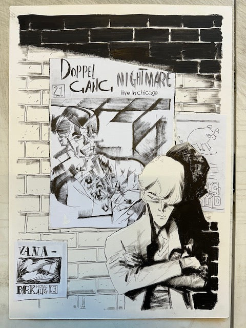 HOUSE OF SLAUGHTER  #8  WERTHER DELL'EDERA ORIGINAL COVER ART