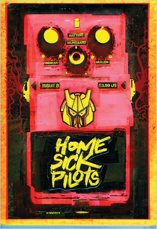 HOME SICK PILOTS  #8  MARTIN SIMMONDS ORIGINAL COVER ART