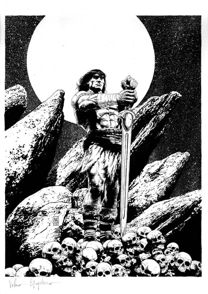 SAVAGE SWORD OF CONAN #9 VALERIO GIANGIORDANO SPLASH PAGE
