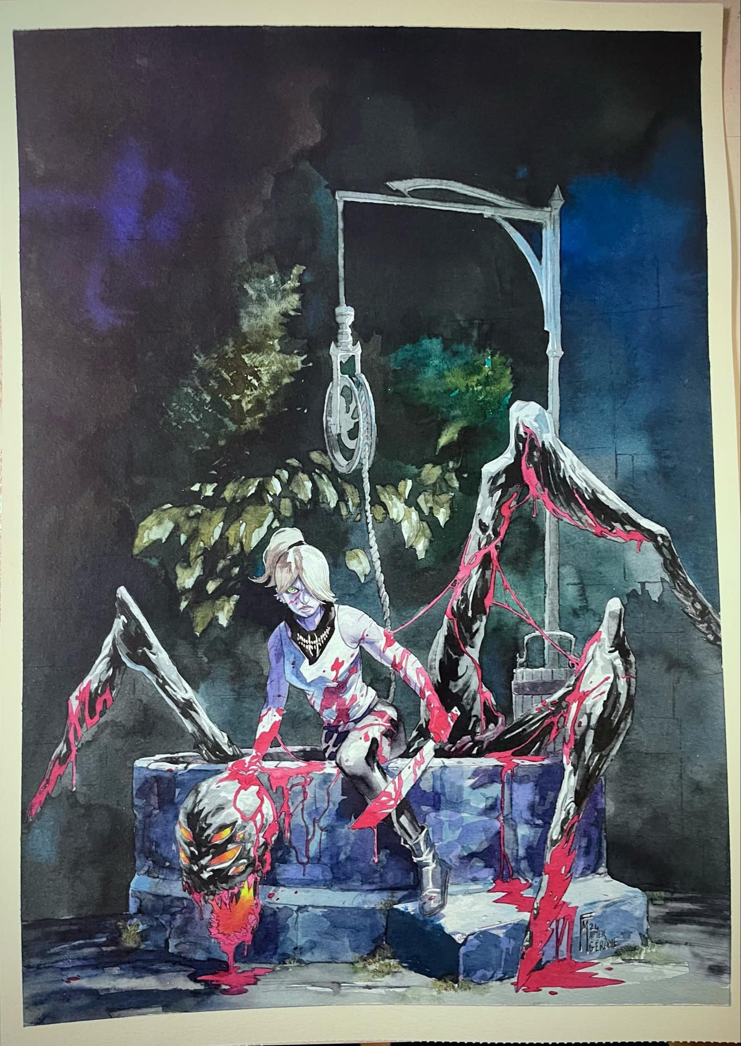 SOMETHING IS KILLING THE CHILDREN  #1  (ARCHIVE EDITION) FEDERICO MELE ORIGINAL COVER ART