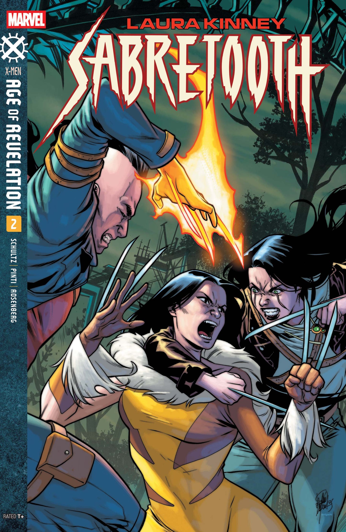 LAURA KINNEY SABRETOOTH  #2  ELENA CASAGRANDE ORIGINAL COVER ART