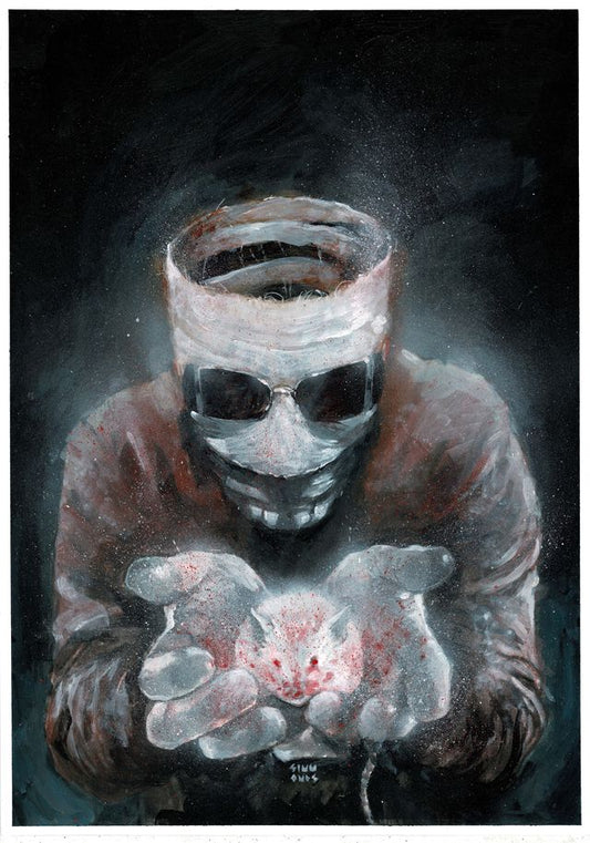 INVISIBLE MAN  #2  MARTIN SIMMONDS ORIGINAL COVER ART