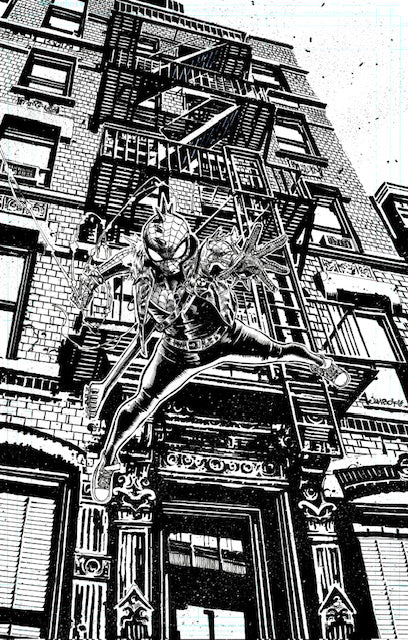 SPIDER-PUNK MARVEL SNAP SPIDER-VERSE ORIGINAL ART BY JIMBO SALGADO