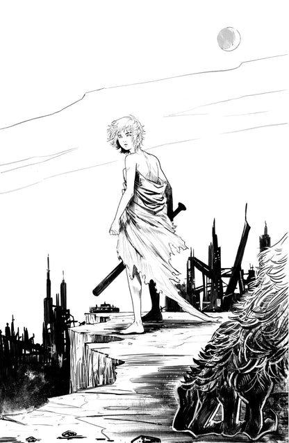 KINGDOM OF EARTH #1  SOO LEE ORIGINAL COVER ART