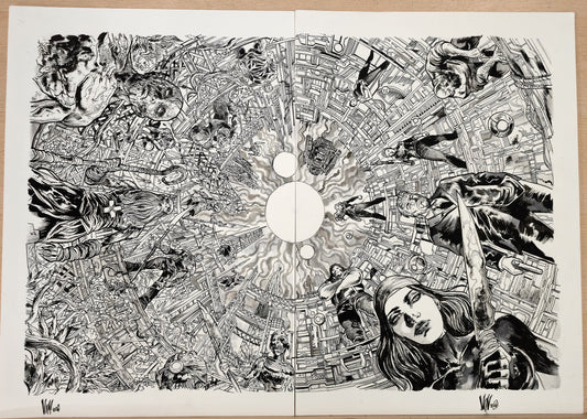 LIFE  #6   VINCENZO RICCARDI COVER ART (WRAPAROUND COVER)