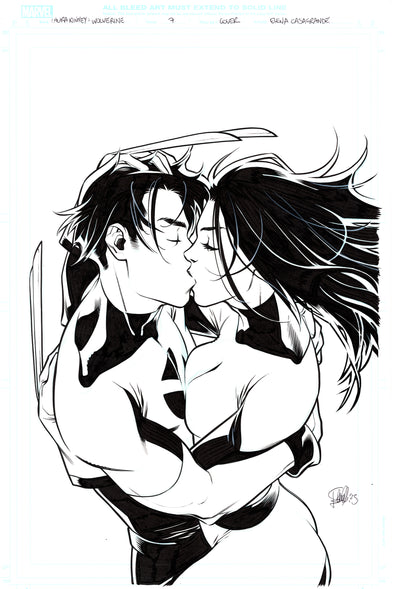 LAURA KINNEY WOLVERINE  #7  ELENA CASAGRANDE ORIGINAL COVER ART