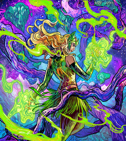 ENCHANTRESS MARVEL SNAP (VINCENZO RICCARDI ORIGINAL ART)