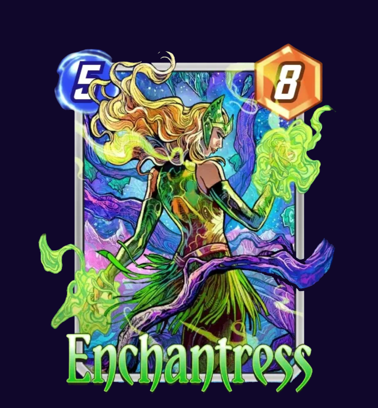 ENCHANTRESS MARVEL SNAP (VINCENZO RICCARDI ORIGINAL ART)