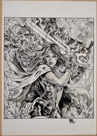 GAMORA MARVEL SNAP (VINCENZO RICCARDI ORIGINAL ART)