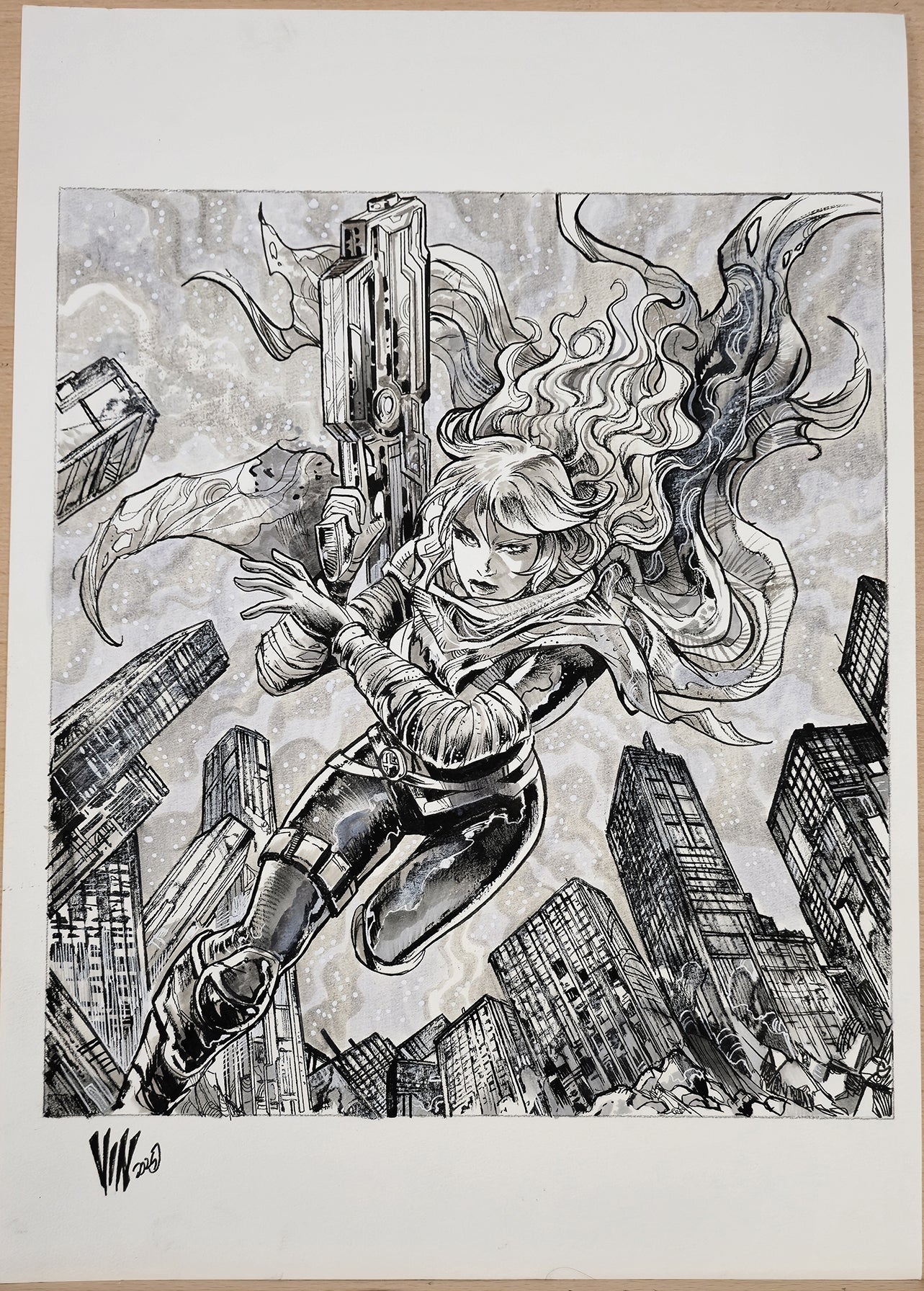 HOPE SUMMERS MARVEL SNAP (VINCENZO RICCARDI ORIGINAL ART)