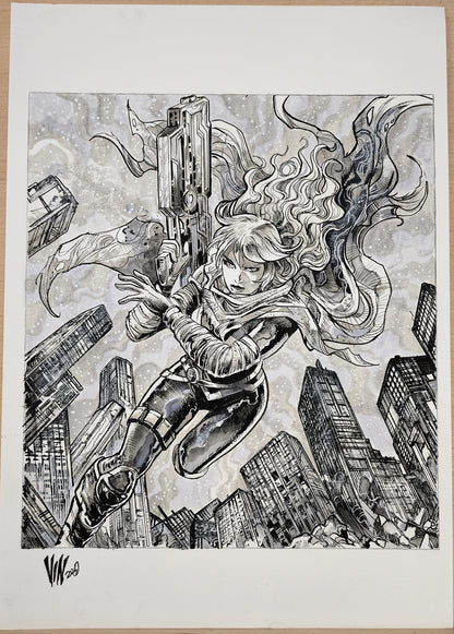 HOPE SUMMERS MARVEL SNAP (VINCENZO RICCARDI ORIGINAL ART)