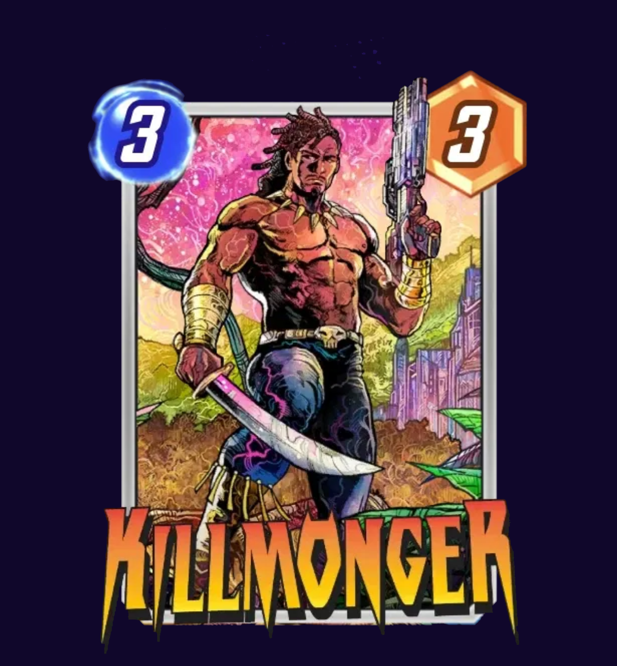 KILLMONGER MARVEL SNAP (VINCENZO RICCARDI ORIGINAL ART)