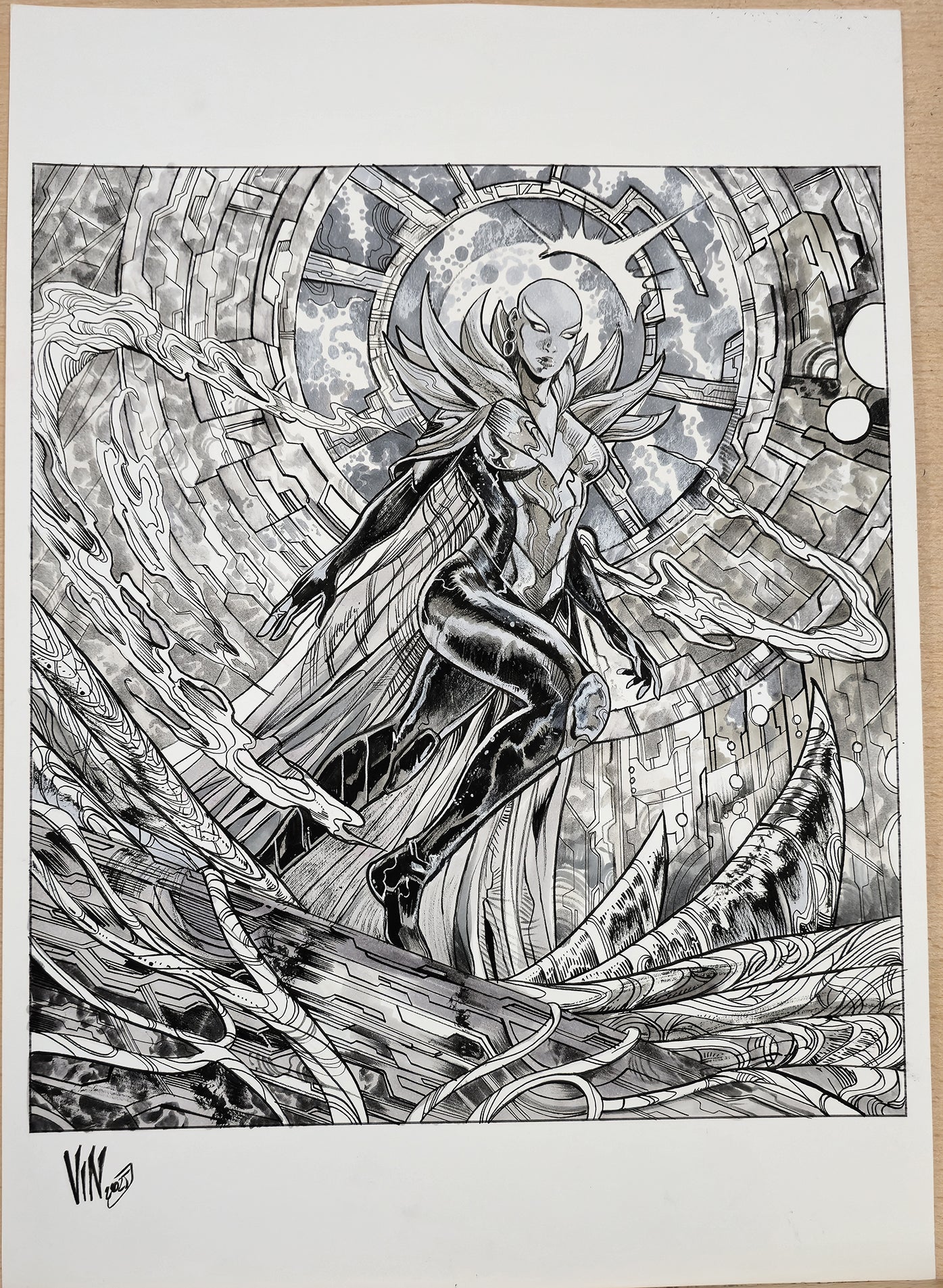 MOONDRAGON MARVEL SNAP (VINCENZO RICCARDI ORIGINAL ART)