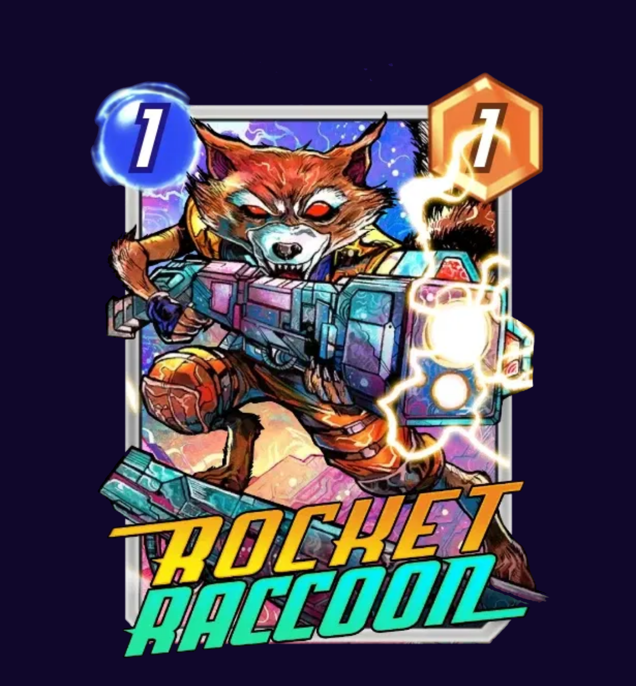 ROCKET RACCOON MARVEL SNAP (VINCENZO RICCARDI ORIGINAL ART)