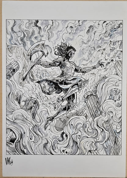 SERA MARVEL SNAP (VINCENZO RICCARDI ORIGINAL ART)