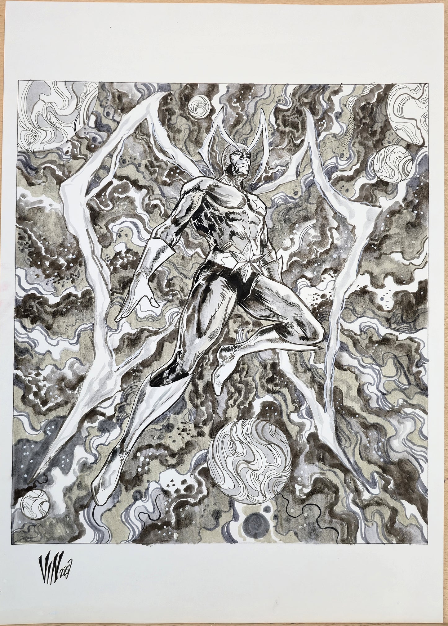 STARHAWK MARVEL SNAP (VINCENZO RICCARDI ORIGINAL ART)