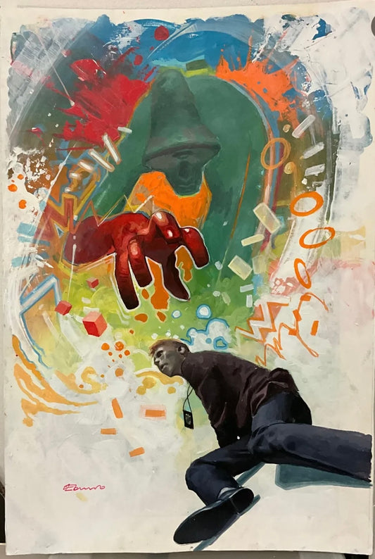 ABSOLUTE MARTIAN MANHUNTER  #1  DE TOMMASO ORIGINAL COVER ART