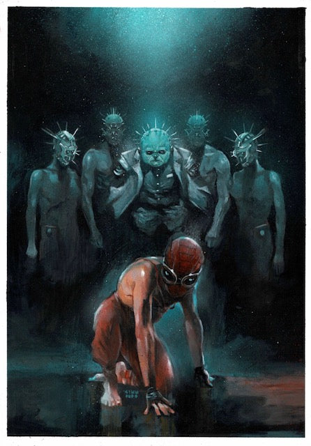 MIDNIGHT SPIDER-MAN #2 MARTIN SIMMONDS PAINTED COVER-image-1