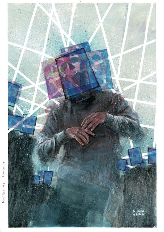 MINDSET  #1  MARTIN SIMMONDS ORIGINAL COVER ART
