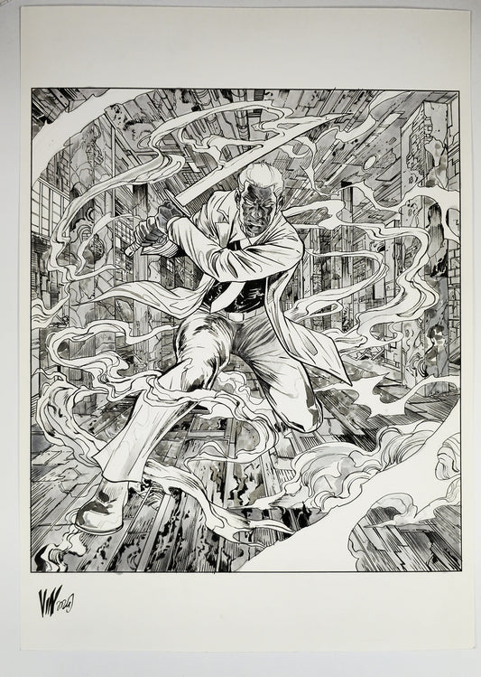 MR NEGATIVE MARVEL SNAP (VINCENZO RICCARDI ORIGINAL ART)