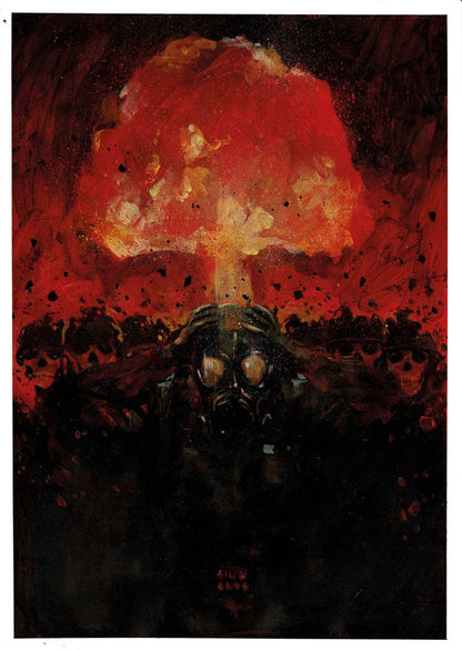 NEWS FROM THE FALLOUT  #6  MARTIN SIMMONDS ORIGINAL COVER ART