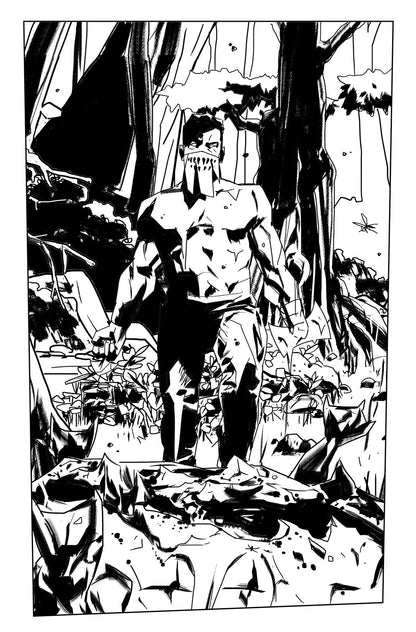 HOUSE OF SLAUGHTER  #21 2ND PRINT ORIGINAL COVER ART BY ANTONIO FUSO