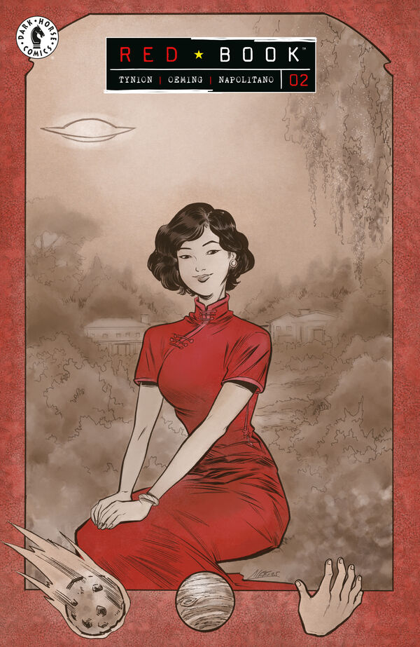RED BOOK #2  SOO LEE ORIGINAL COVER ART