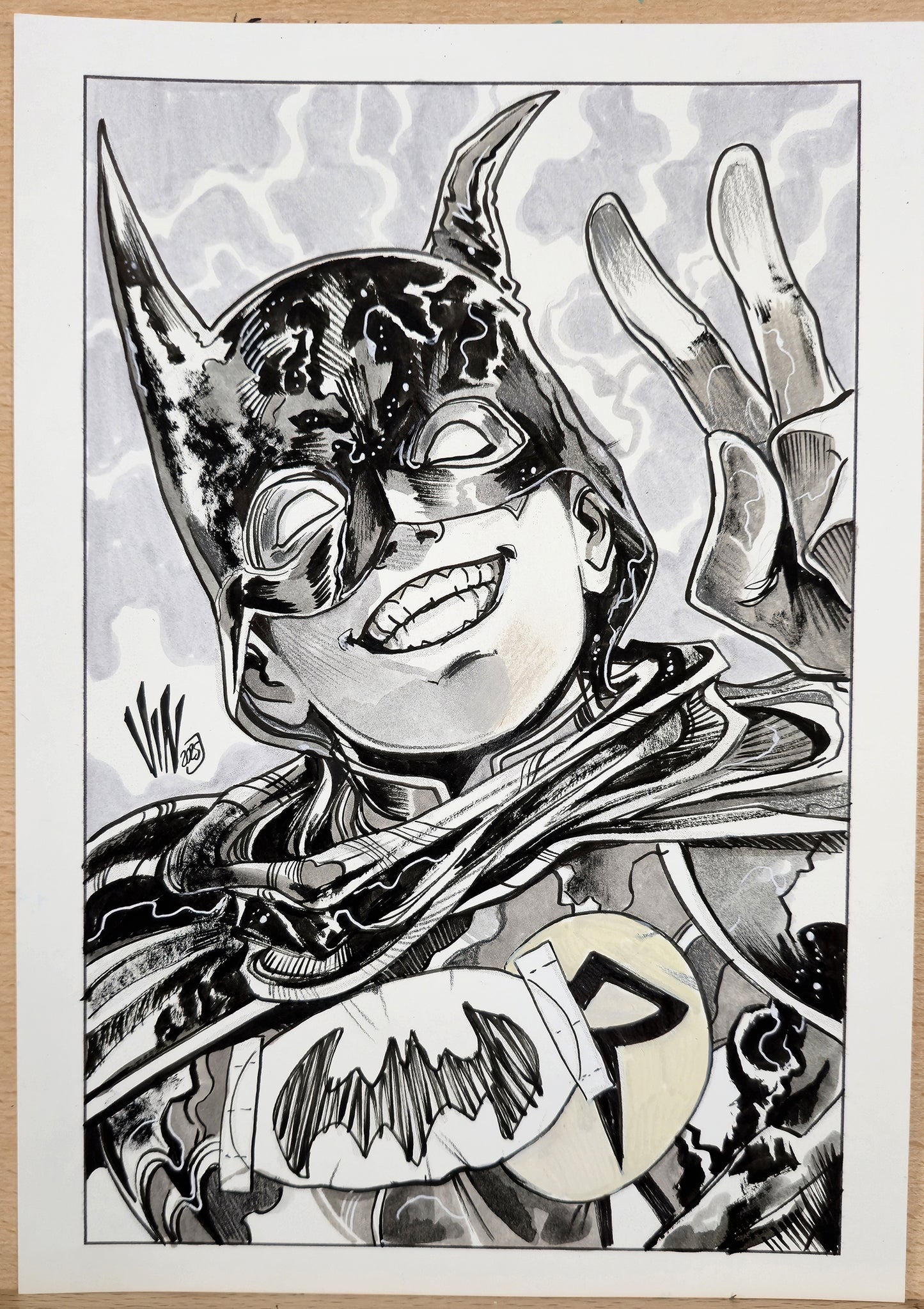 ROBIN A4 (VINCENZO RICCARDI ORIGINAL ART)