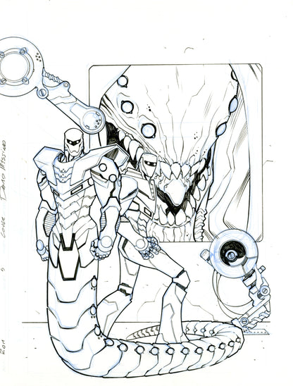 ROM #5 ORIGINAL COVER ART BY DAVID MESSINA