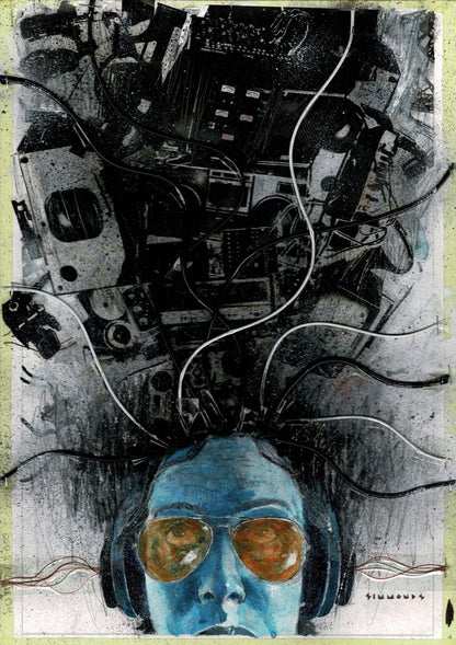 RADIO APOCALYPSE  #1  MARTIN SIMMONDS ORIGINAL COVER ART