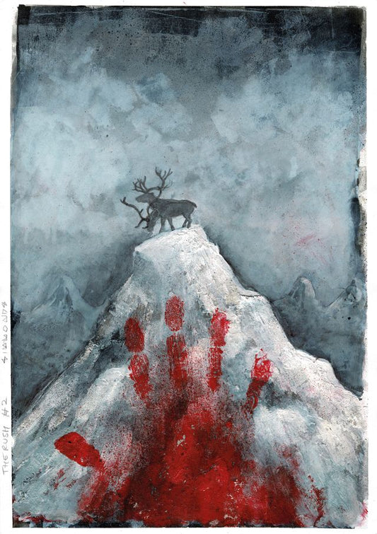 THE RUSH  #2  MARTIN SIMMONDS ORIGINAL COVER ART