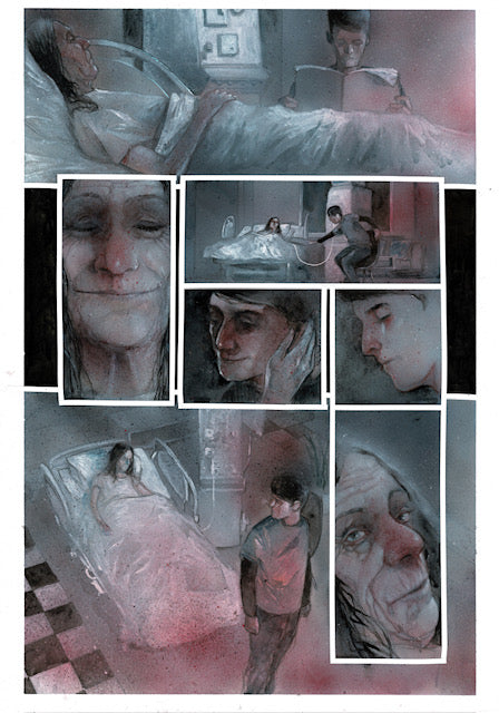 SWAN SONGS #1  PAGE 3 (MARTIN SIMMONDS ORIGINAL ART)