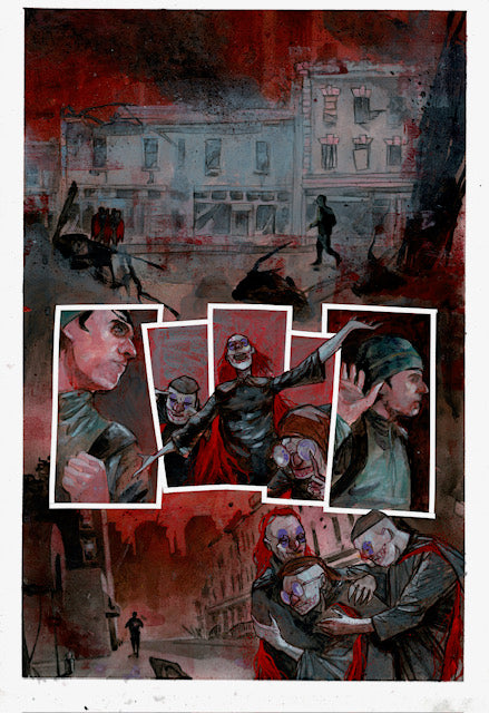 SWAN SONGS #1  PAGE 6 (MARTIN SIMMONDS ORIGINAL ART)