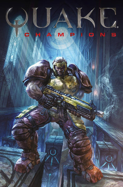 Alan Quah Original Art Quake Champions #1 Cover