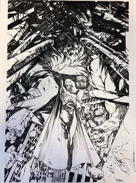 SENTRY  #2  (ALESSANDRO CAPPUCCIO ORIGINAL COVER ART)