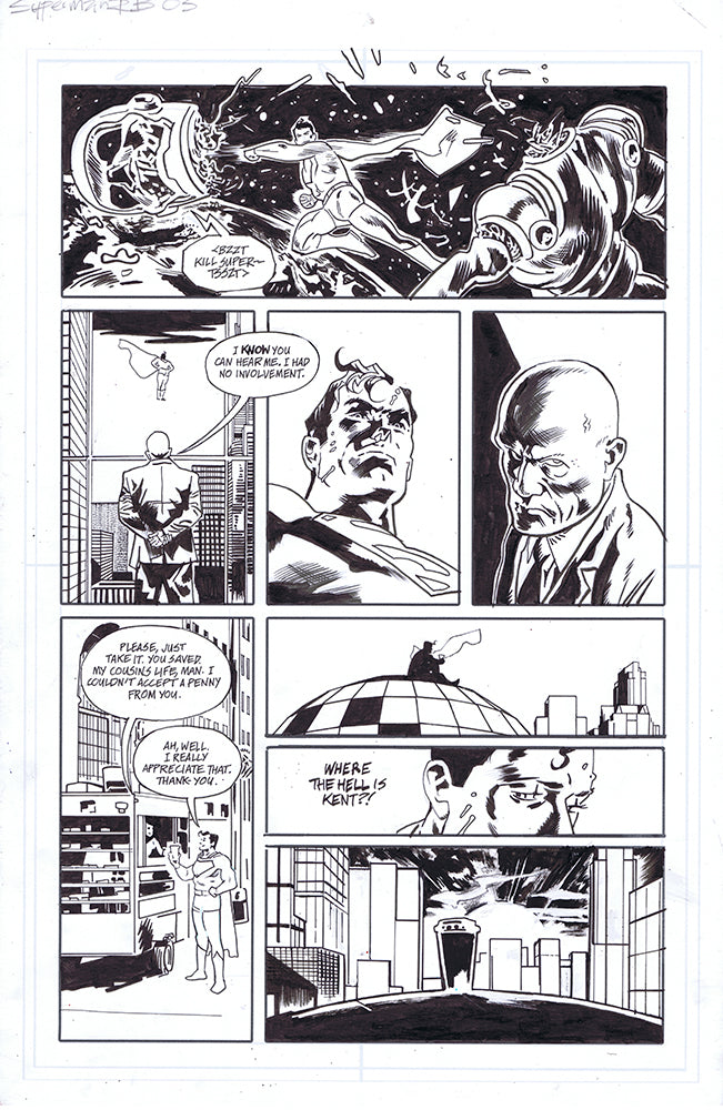 SUPERMAN RED & BLUE #1  PAGE 3 BY MICHAEL WALSH