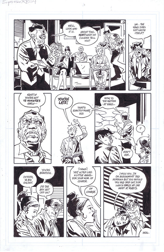 SUPERMAN RED & BLUE #1  PAGE 4 BY MICHAEL WALSH