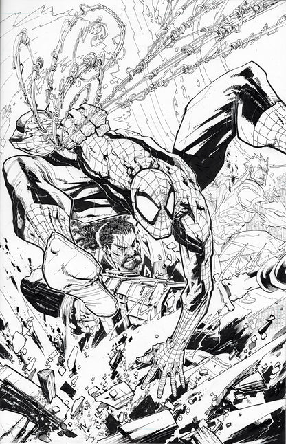 TYPHOID FEVER SPIDER-MAN  #1  GERARDO SANDOVAL COVER ART (3 COVER CONNECTING SET)