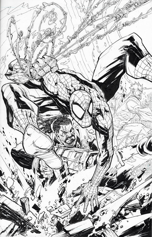 TYPHOID FEVER SPIDER-MAN  #1  GERARDO SANDOVAL COVER ART (3 COVER CONNECTING SET)