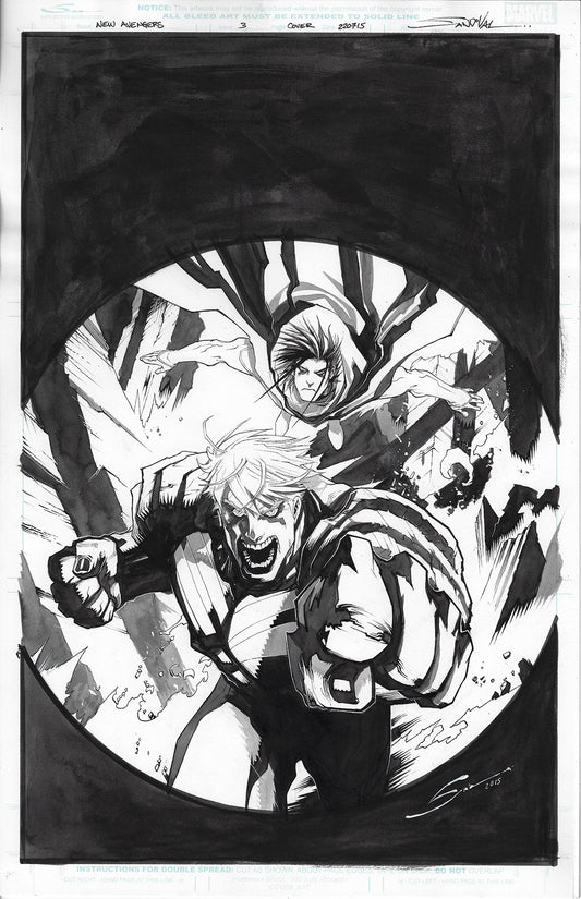 NEW AVENGERS  #3   GERARDO SANDOVAL COVER ART