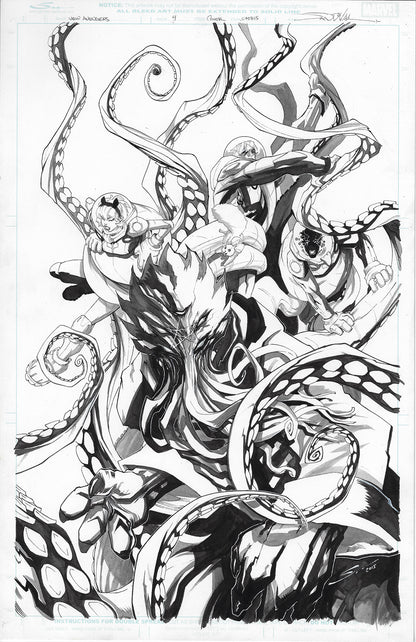 NEW AVENGERS  #4   GERARDO SANDOVAL COVER ART