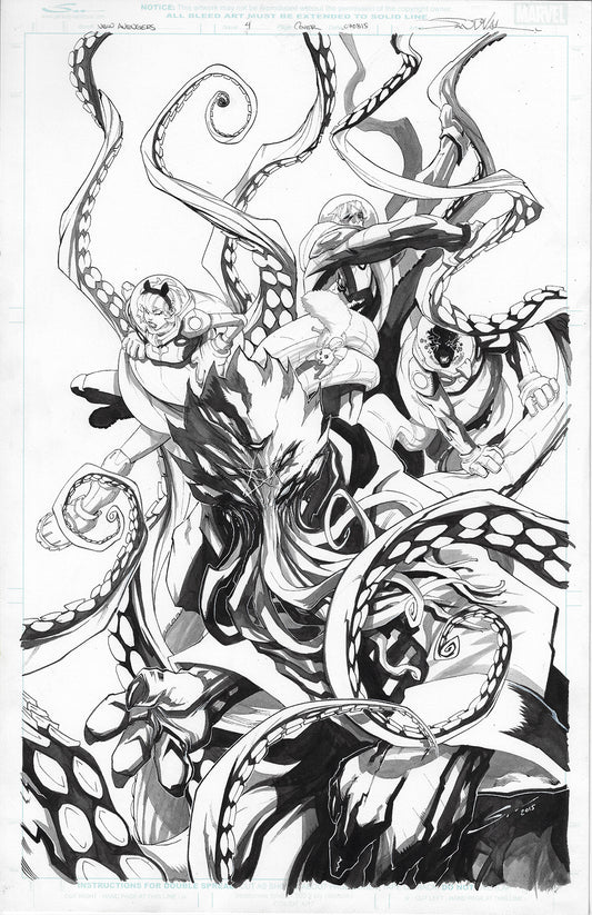 NEW AVENGERS  #4   GERARDO SANDOVAL COVER ART